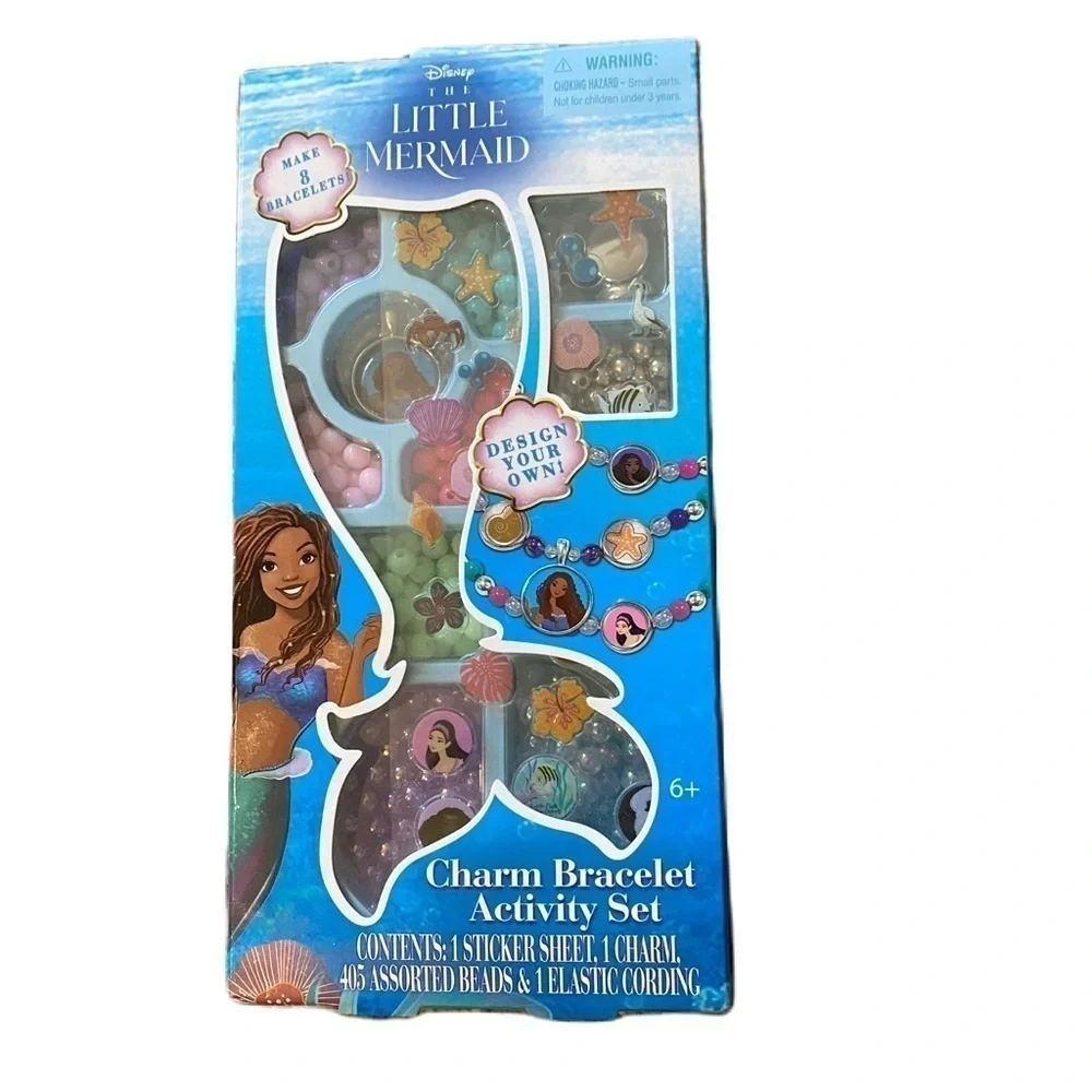 Disney Little Mermaid Live Action Bead Activity Jewelry Making Kit NEW